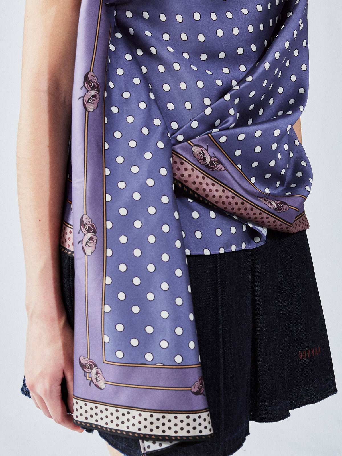Scarf-twist camisole
