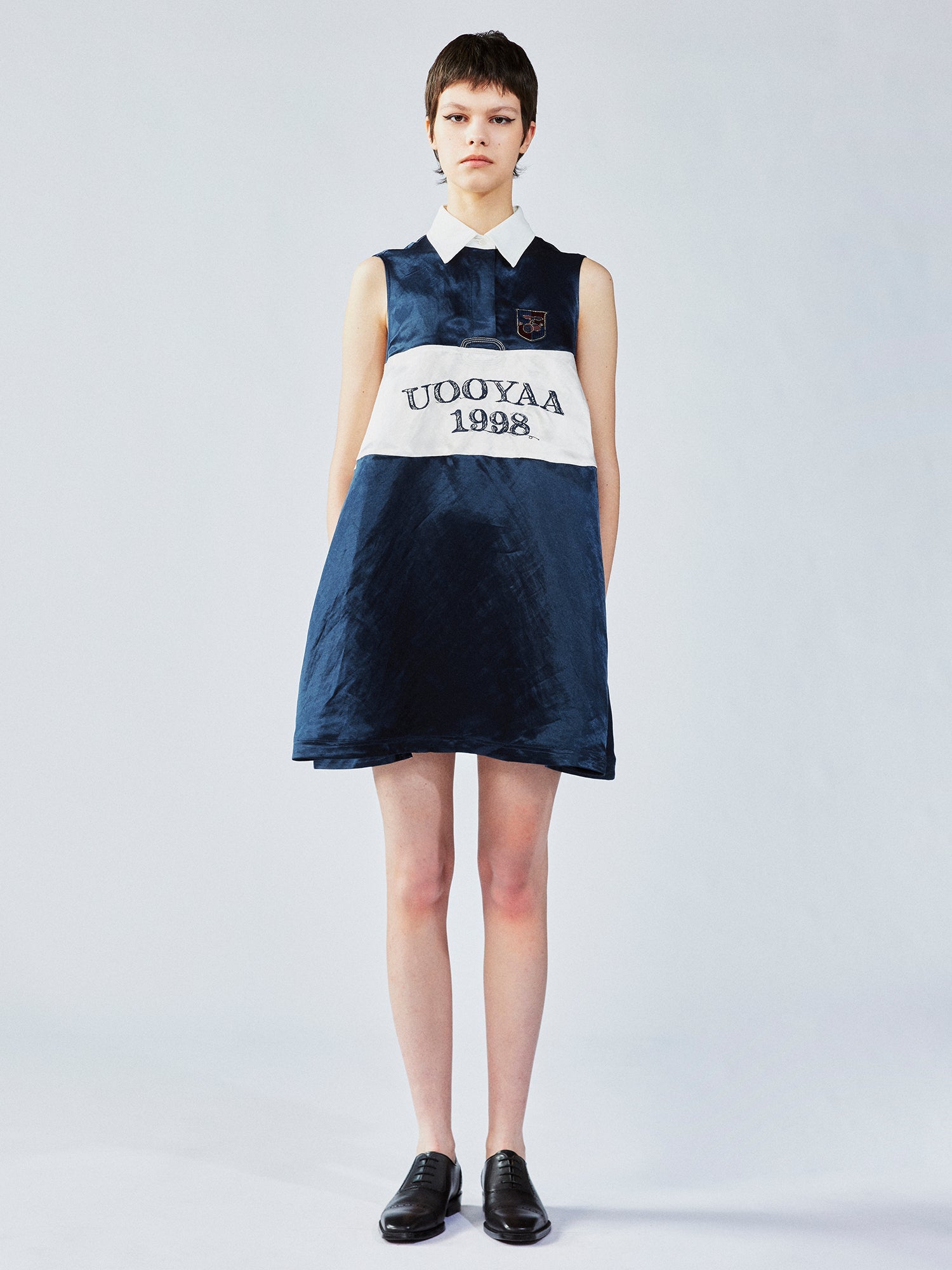 College-style polo dress