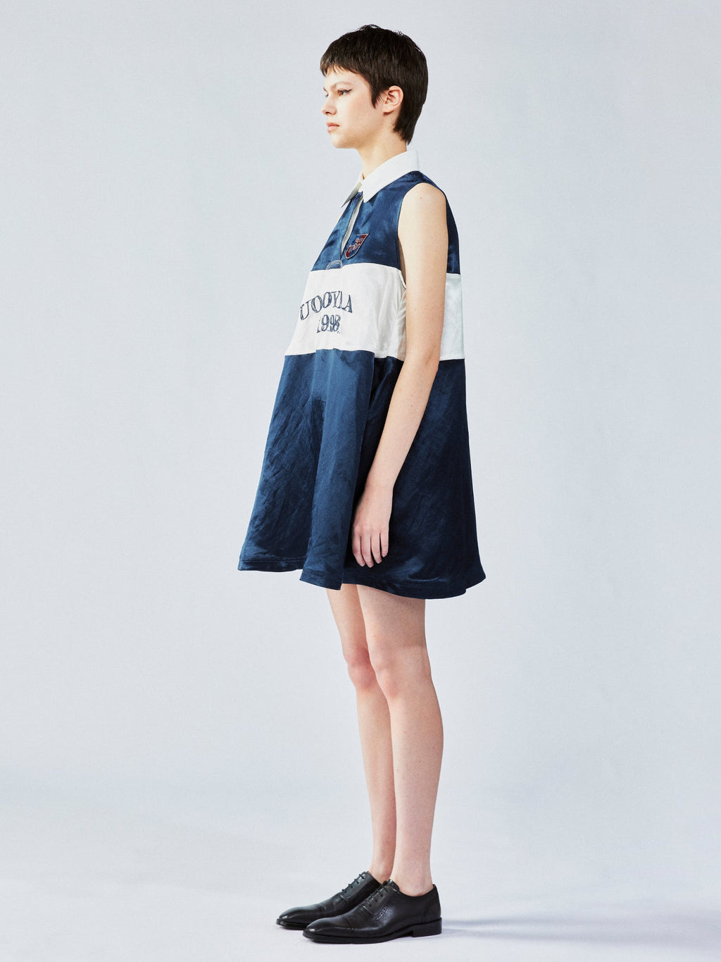 College-style polo dress