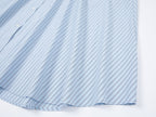 Patchwork cotton tee with lace dress