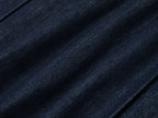 Pleated denim mini skirt
