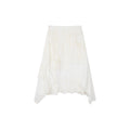 Cutwork embroidery patchwork skirt