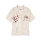 Love angel open-knit cardigan