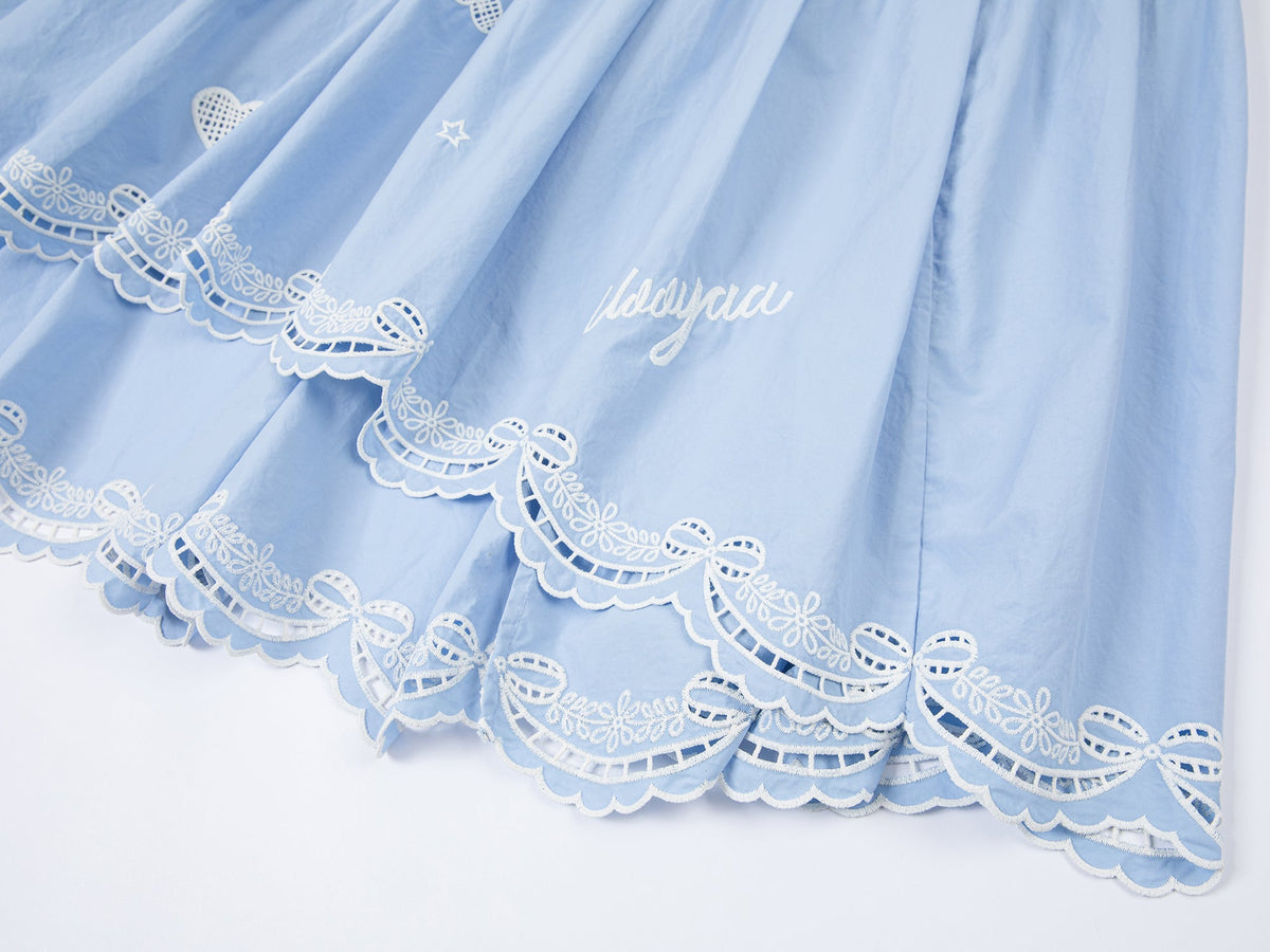 Angel embroidery tank dress