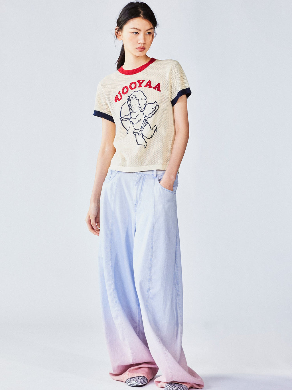 Gradient light pants