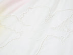 Openwork angel embroidery tencel denim skirt