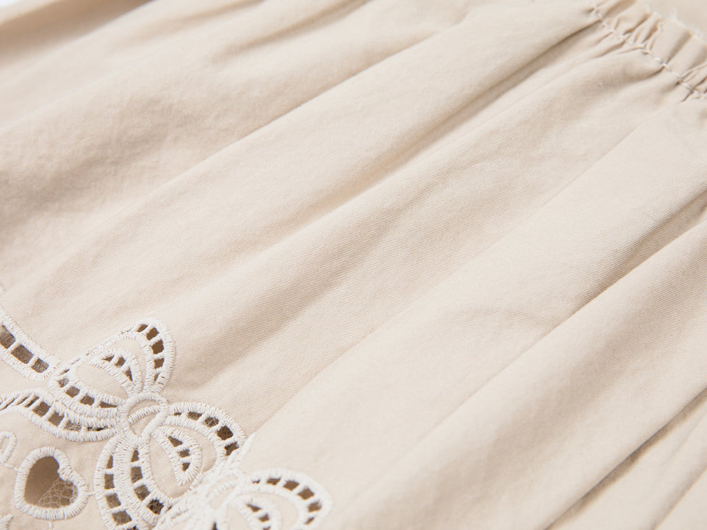 Hybrid pleated skort
