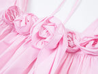 3D flower doll blouse