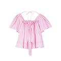 3D flower doll blouse