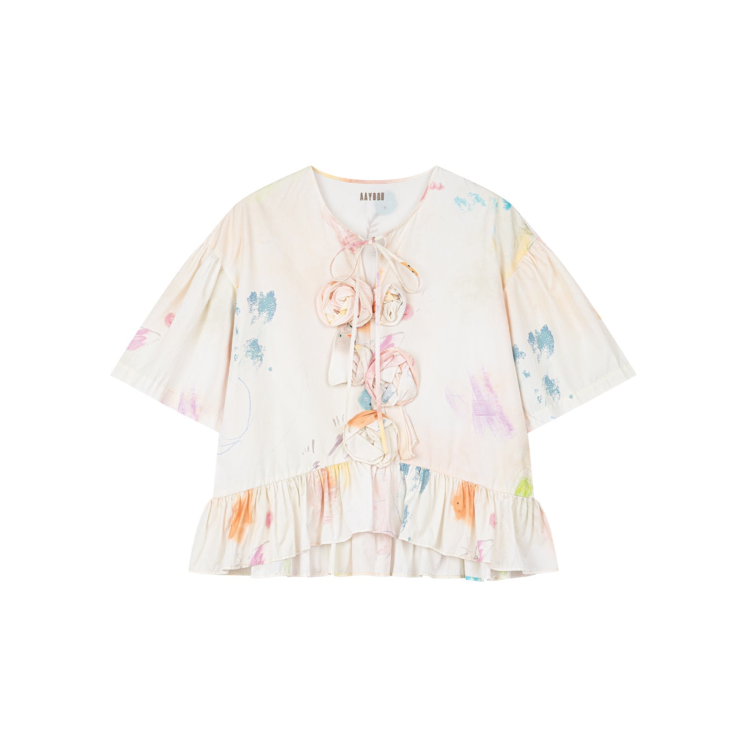 Hand-drawn dreamy doll blouse