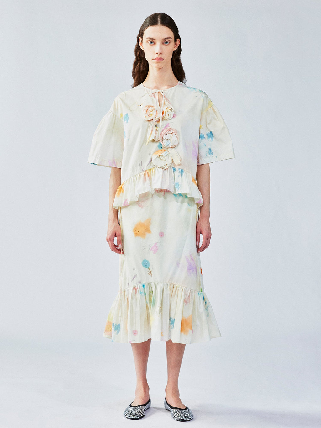 Hand-drawn dreamy doll blouse