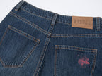 Hand-drawn dreamy jeans