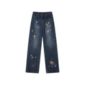 Hand-drawn dreamy jeans