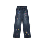 Hand-drawn dreamy jeans