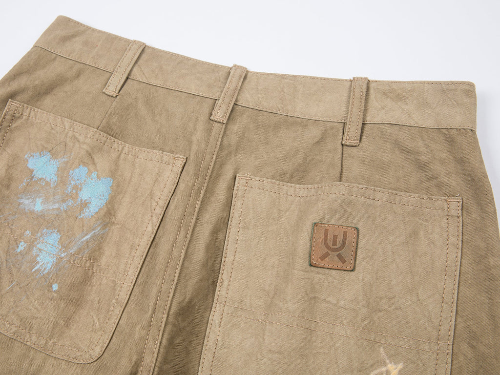 Hand-drawn dreamy jeans