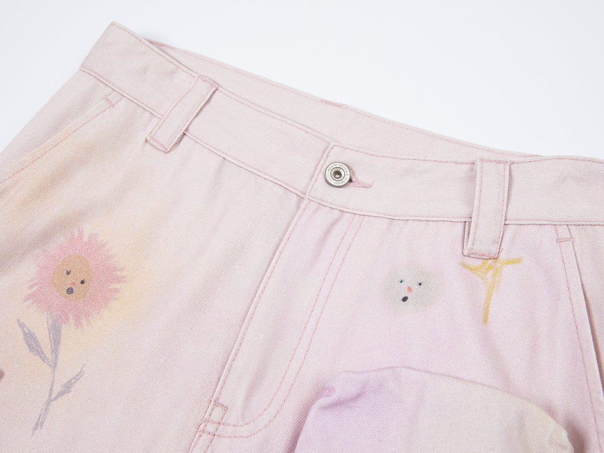 Hand-drawn dreamy cargo pants