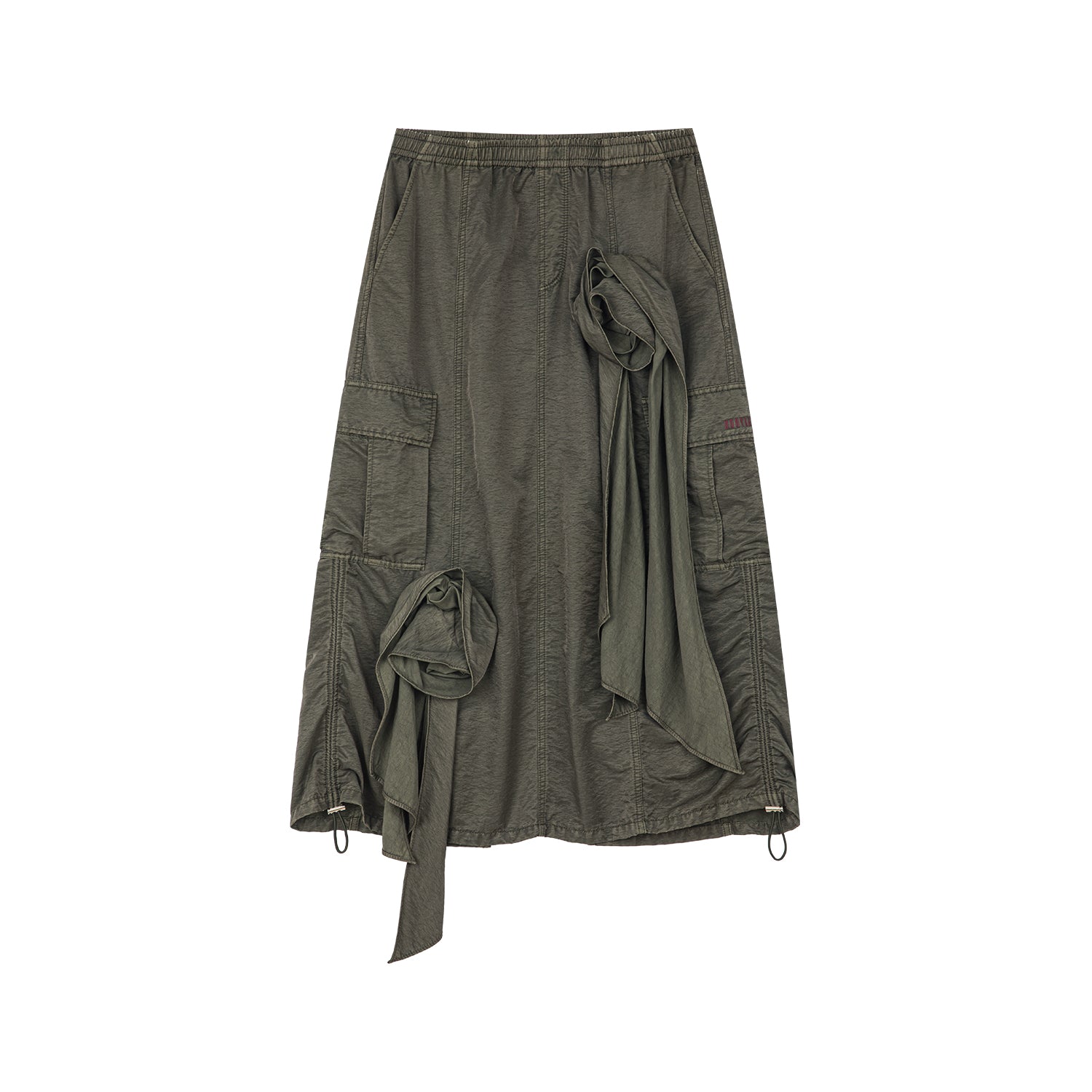 3D flower utility skirt