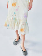 Hand-drawn dreamy fishtail skirt