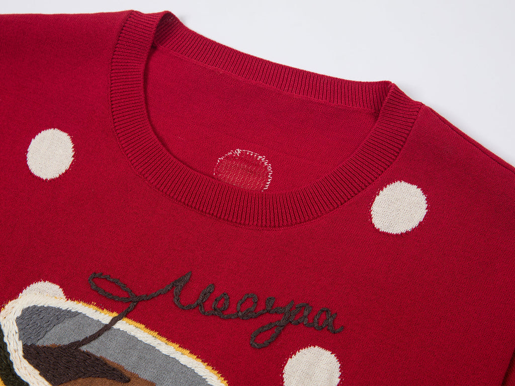 Afternoon tea-inspired knit tee