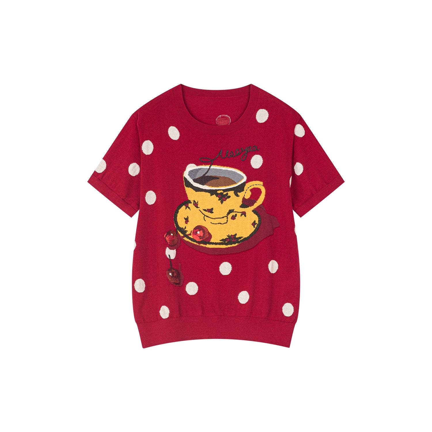 Afternoon tea-inspired knit tee