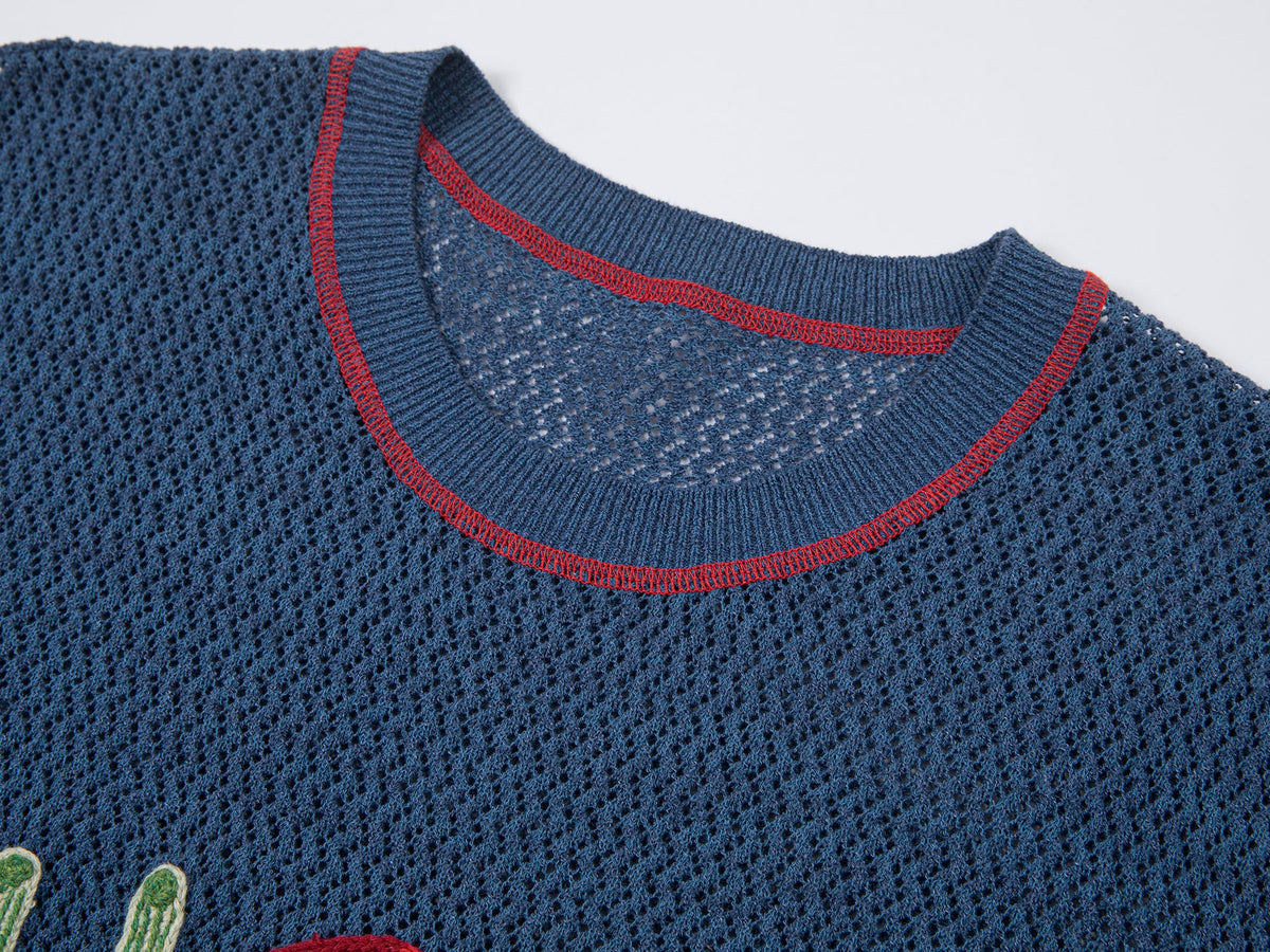 UOOYAA bites knit tee