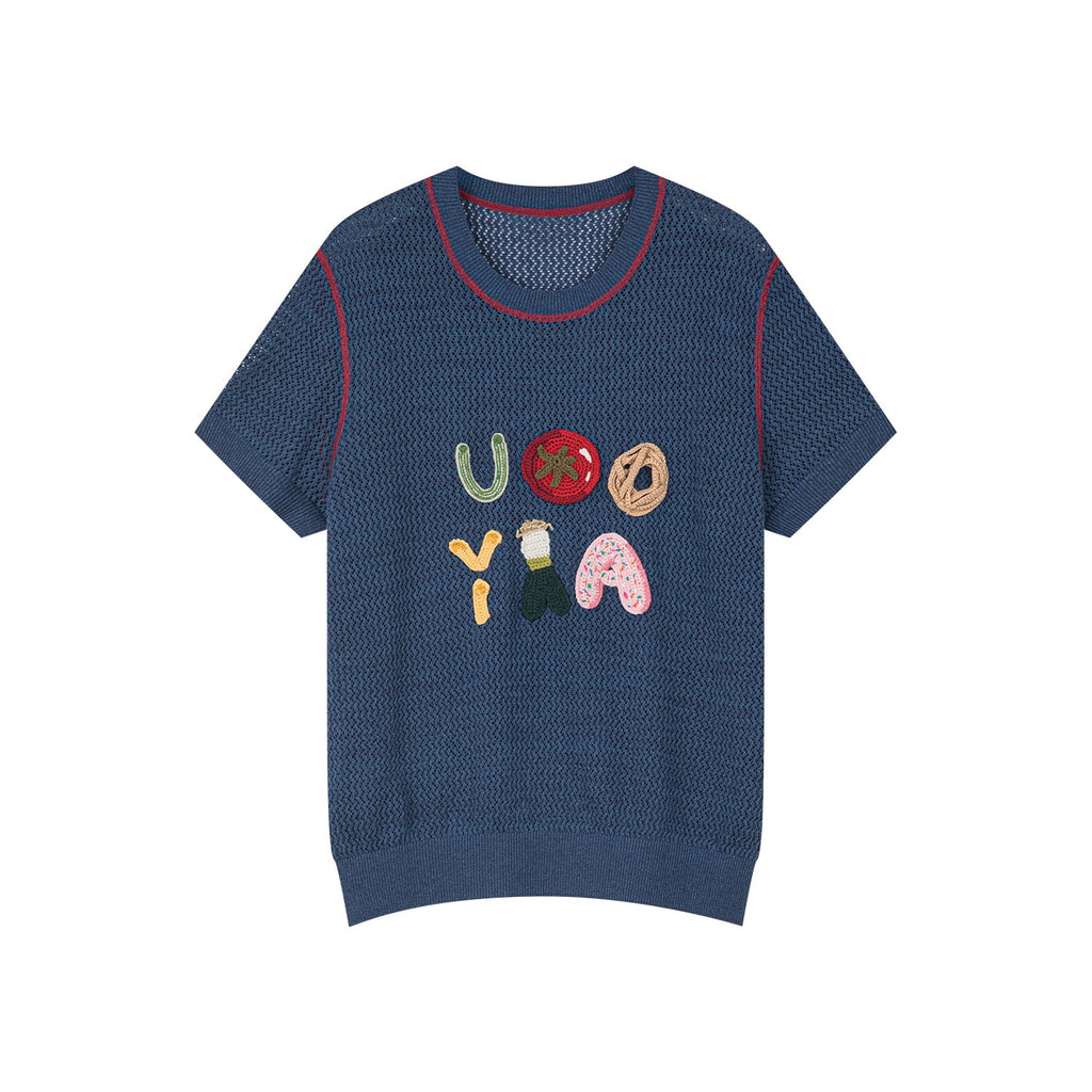 UOOYAA bites knit tee