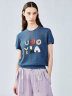 UOOYAA bites knit tee