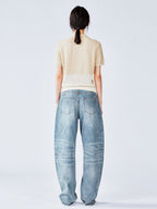 Afternoon tea-inspired polo knit tee