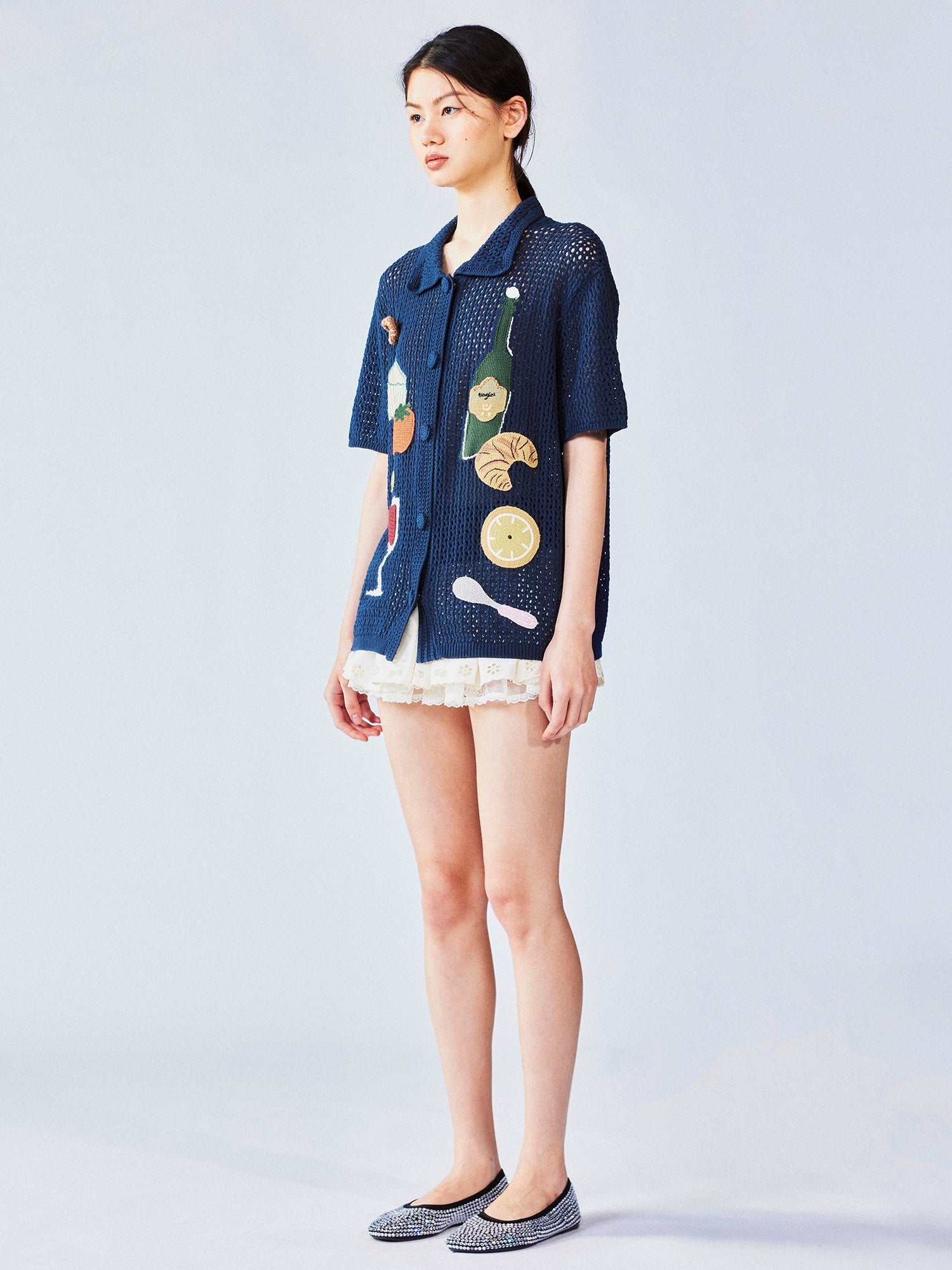 Love & food handcrafted cardigan