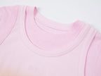Gradient light faux two-piece tank tee