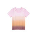 Gradient light faux two-piece tank tee