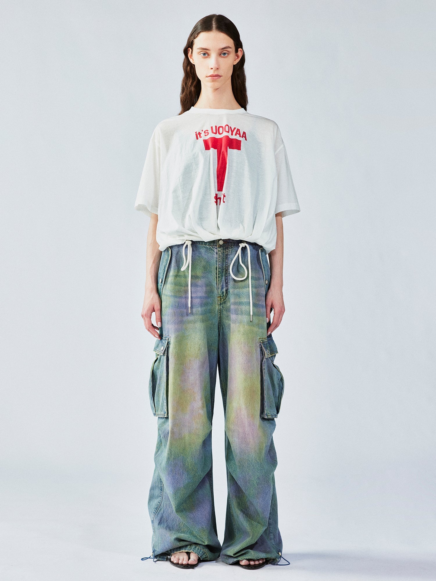 Layered sleeveless t-shirt pullover