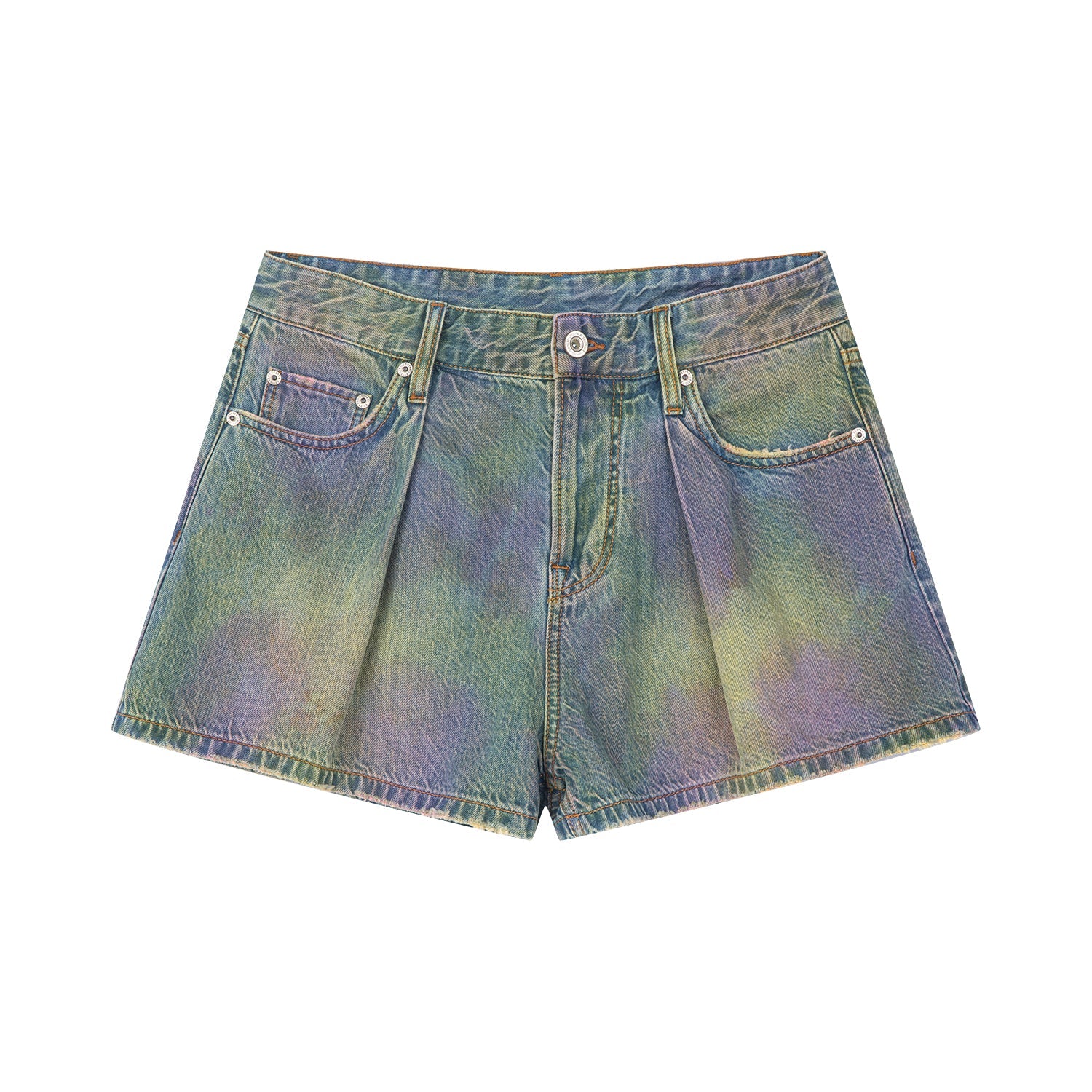 Dreamy light denim shorts