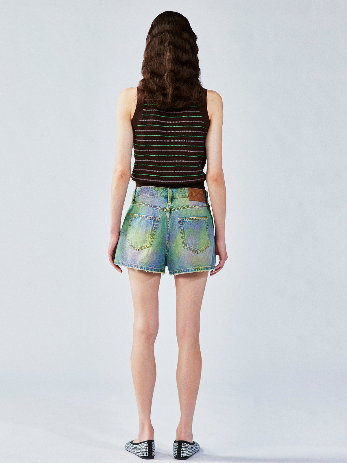 Dreamy light denim shorts