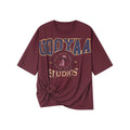 UFO cat knotted tee