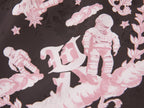 UFO cat jacquard shorts