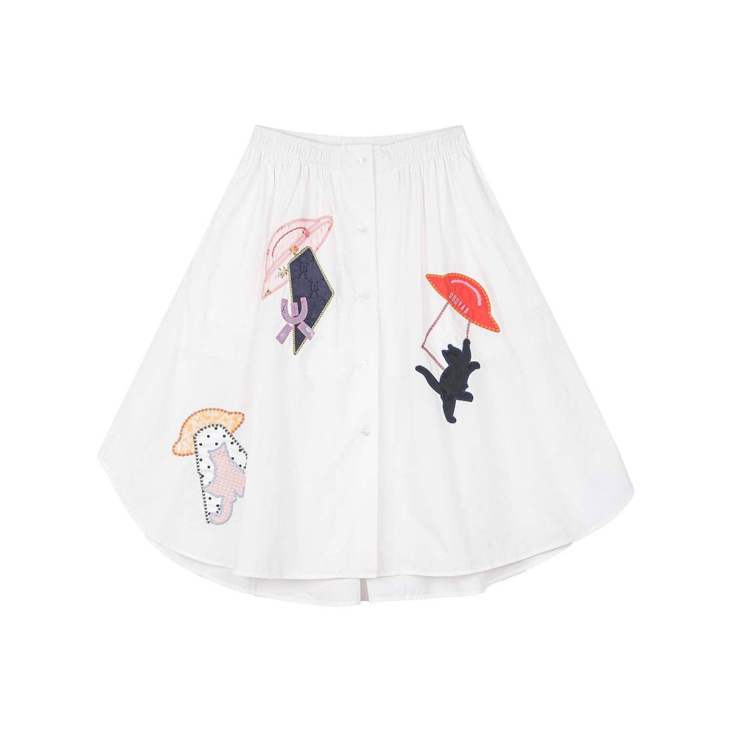 UFO cat shirt-inspired skirt