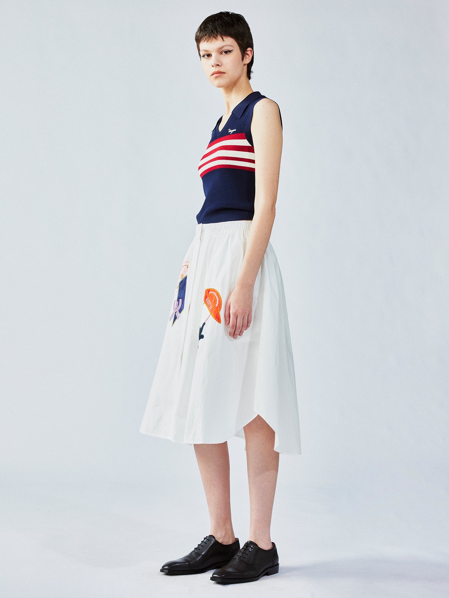 UFO cat shirt-inspired skirt