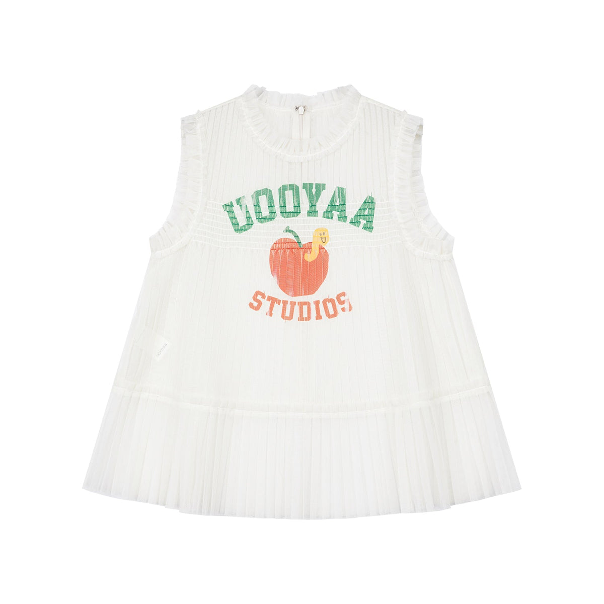Pleated mesh tank