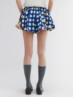 Picnic scene graphic trousers