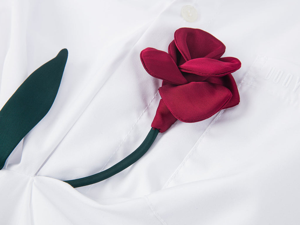 Rose patch shirt