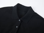 Rose patch polo shirt