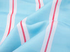 Striped polo puff-hem dress