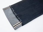 Metallic-threaded denim