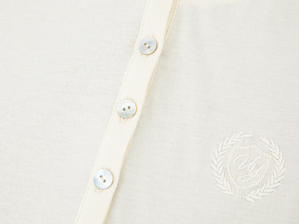 Two-in-one henley tee