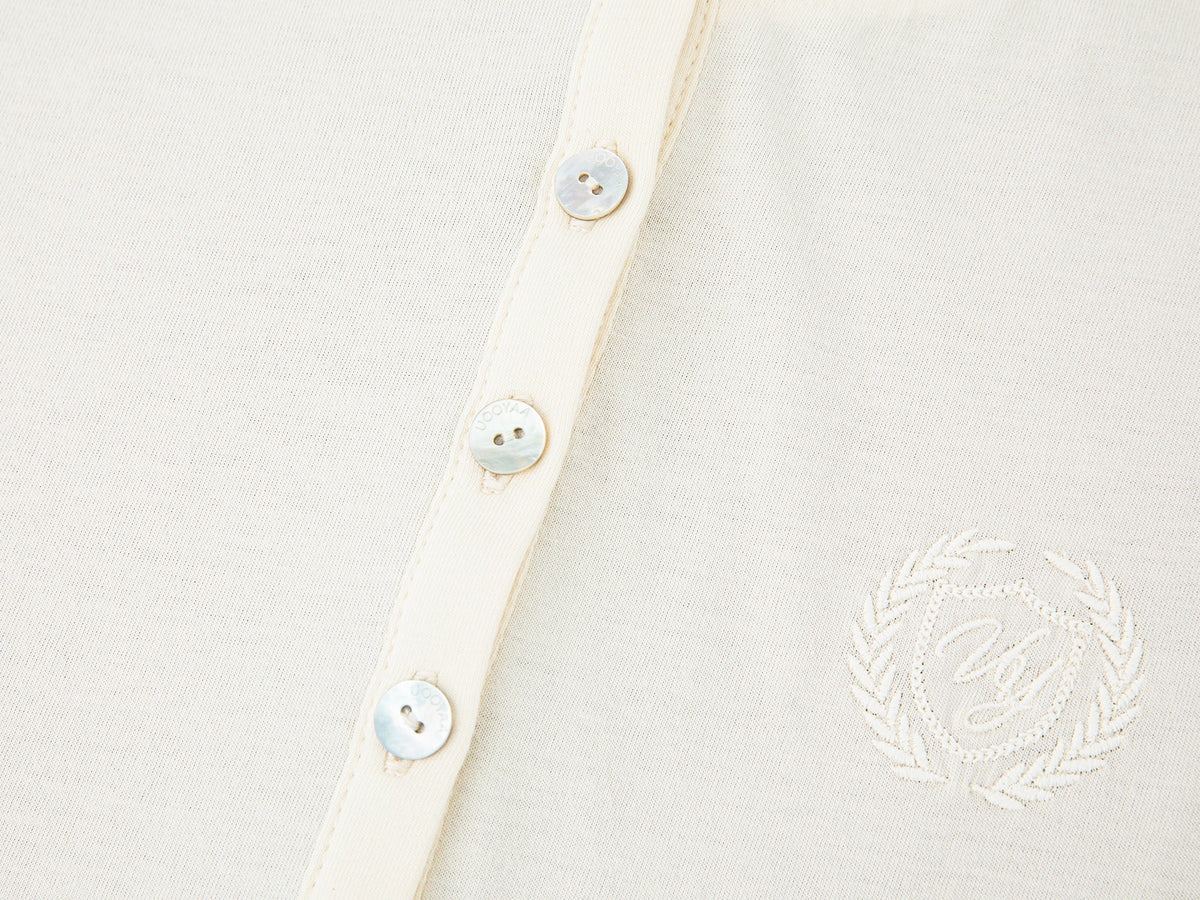 Two-in-one henley tee