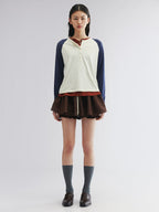 Two-in-one henley tee