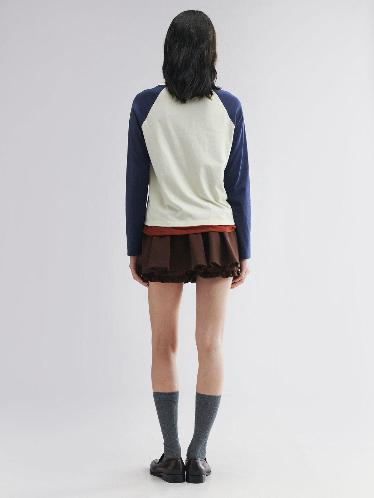 Two-in-one henley tee
