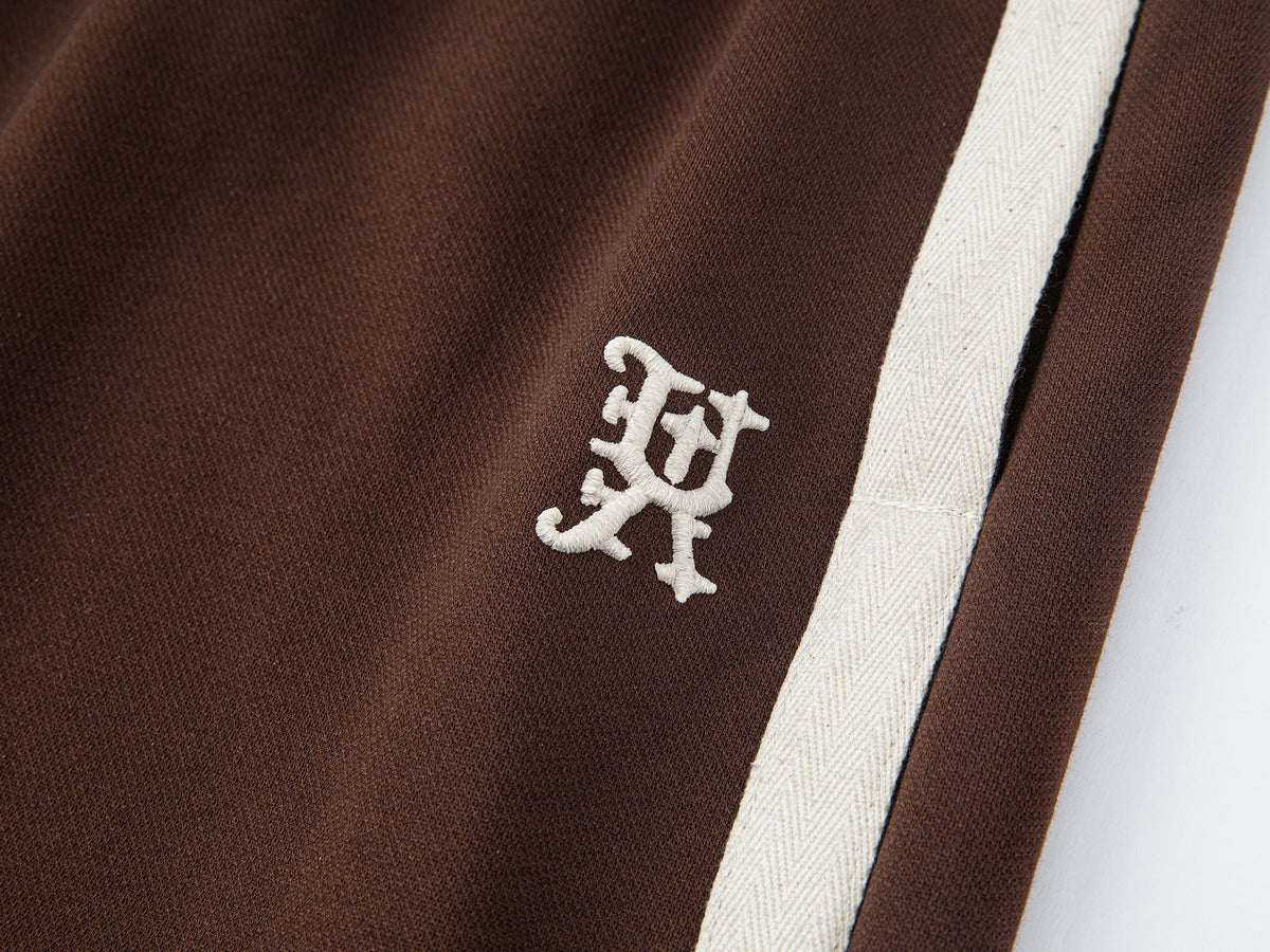 Retro curved sweatpants
