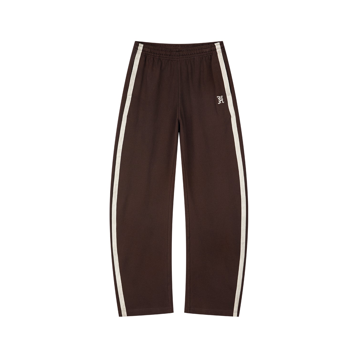 Retro curved sweatpants